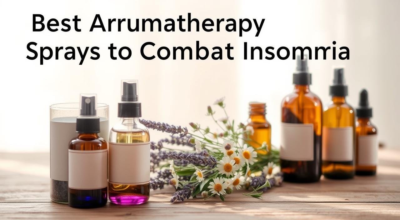 Aromatherapy sprays for insomnia